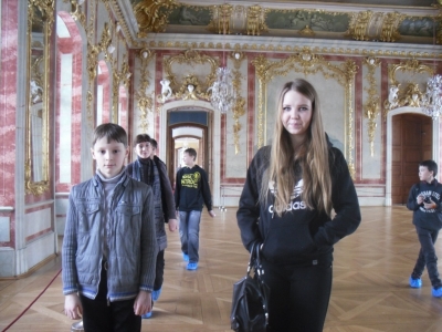 Посещение Рундальского дворца