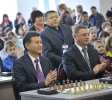 Визит на открытие первенства ДФО президента FIDE Кирсана Илюмжинова